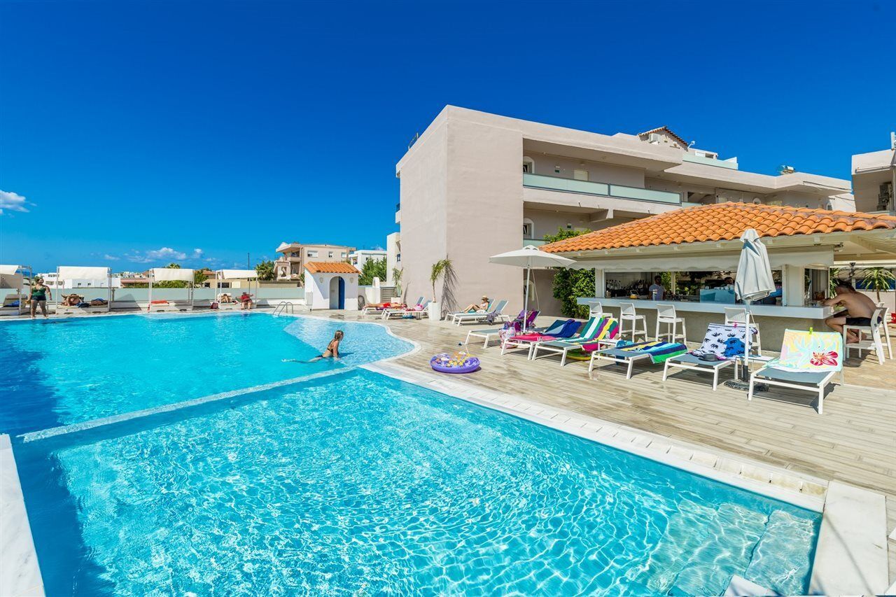 Apollo Apartments Paralia Kourna Esterno foto